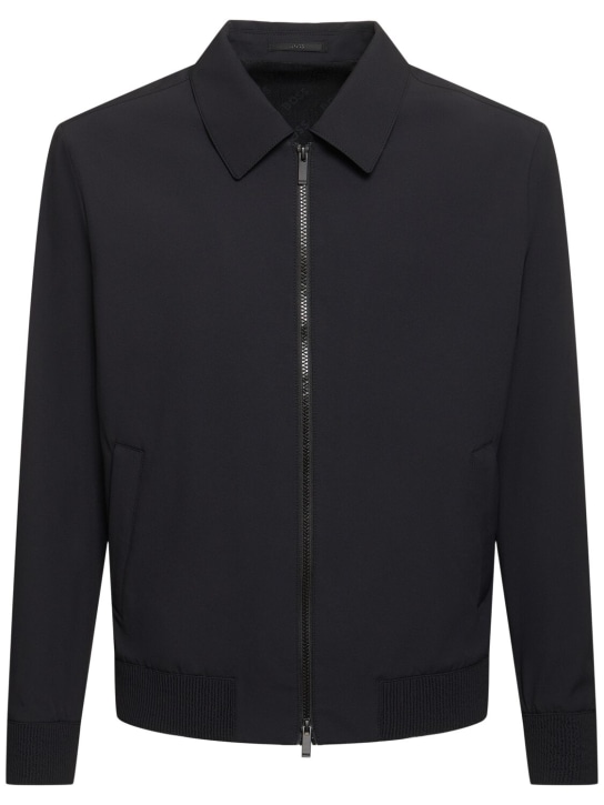 Boss: Hanry tech casual jacket - Black - men_0 | Luisa Via Roma