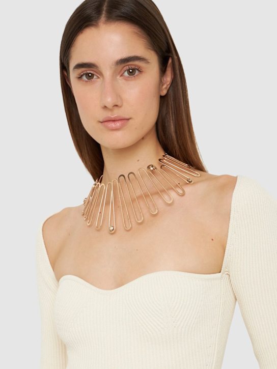 Max Mara: Nembi collar necklace - women_1 | Luisa Via Roma