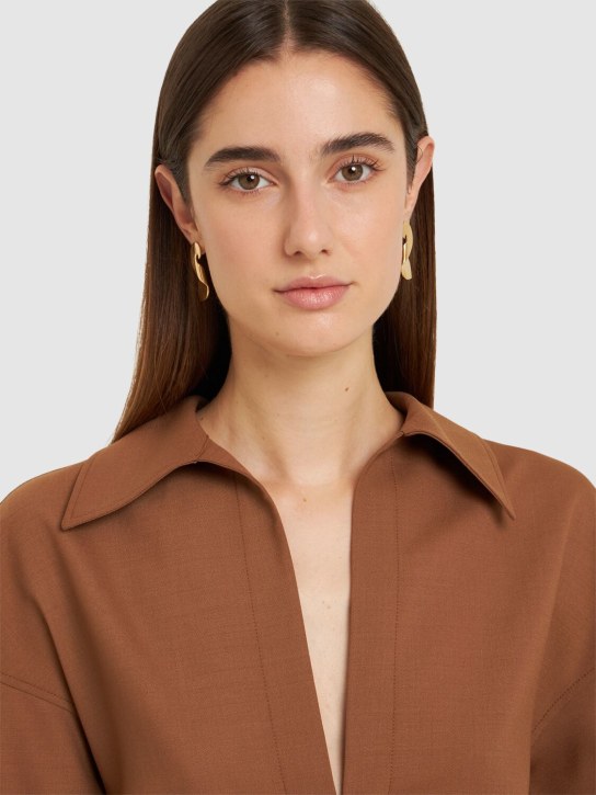 Etro: Small Paisley stud earrings - women_1 | Luisa Via Roma