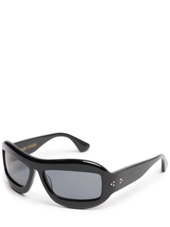 Port Tanger: Zarin acetate sunglasses w/ black lens - Black - women_0 | Luisa Via Roma