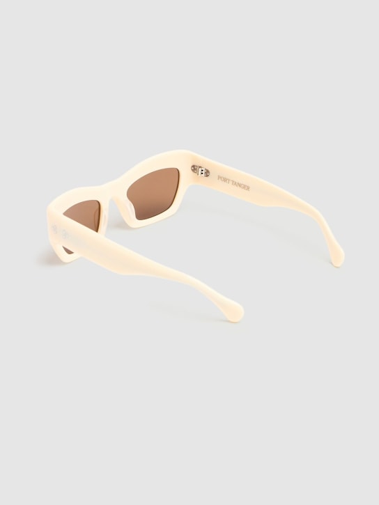 Port Tanger: Ayreen acetate sunglasses w/tobacco lens - Sandarc/Tobacco - men_3 | Luisa Via Roma