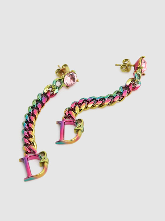 Dsquared2: D2 Statement drop earrings - women_1 | Luisa Via Roma