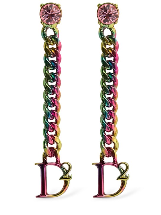 Dsquared2: D2 Statement drop earrings - women_0 | Luisa Via Roma