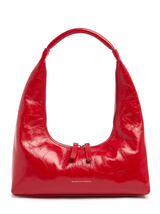 Marge Sherwood: Hobo crinkled leather shoulder bag - Apple Red - women_0 | Luisa Via Roma
