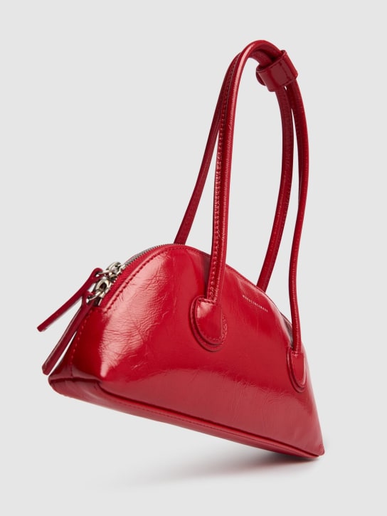 Marge Sherwood: Bessette crinkled leather shoulder bag - Apple Red - women_1 | Luisa Via Roma