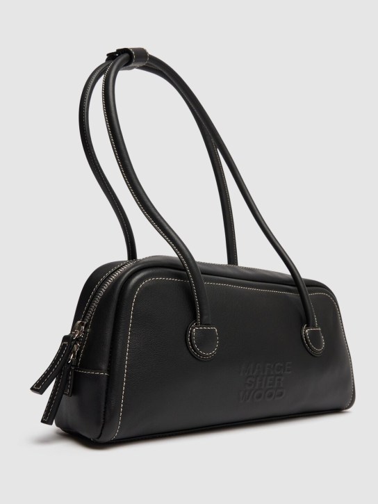 Marge Sherwood: Soft leather shoulder bag - Black - women_1 | Luisa Via Roma