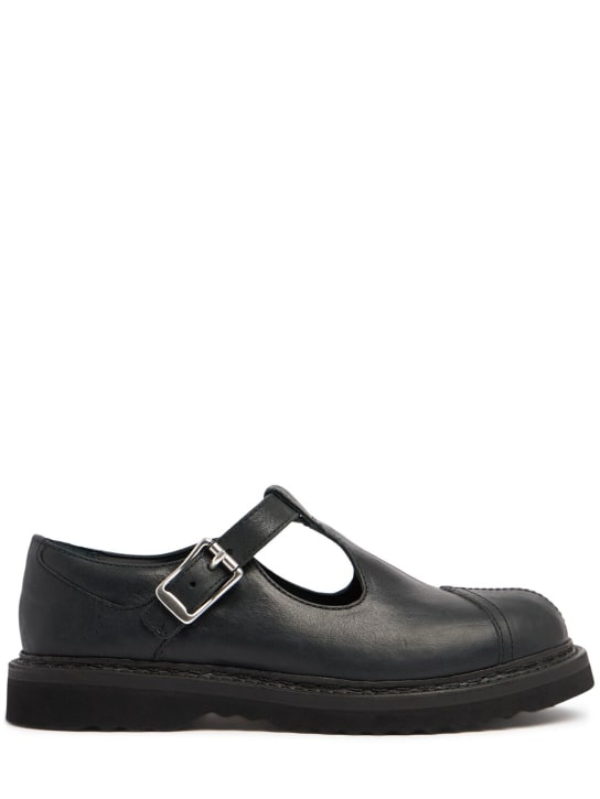 Our Legacy: Leather Camden loafers - Black - men_0 | Luisa Via Roma
