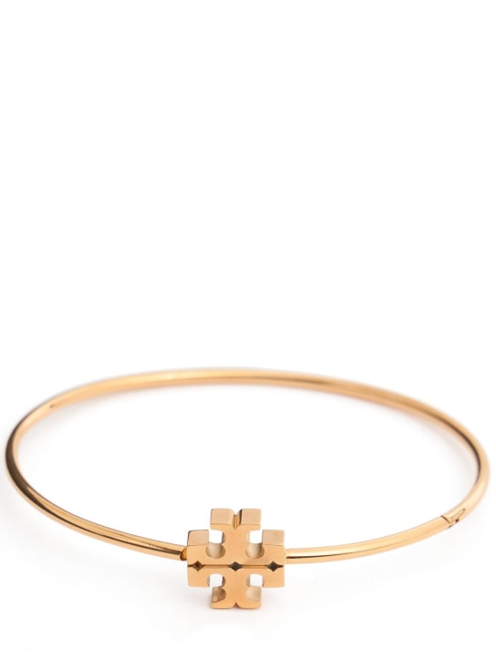 Tory Burch: Bracciale rigido Eleanor - Tory Gold - women_0 | Luisa Via Roma