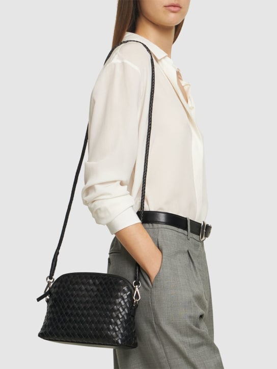 Dragon Diffusion: Chunky Fellini leather shoulder bag - Black - women_1 | Luisa Via Roma