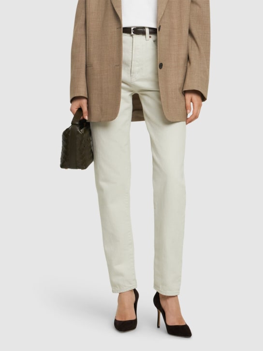 Jimmy Choo: Escarpins en daim Romy 85 mm - Café - women_1 | Luisa Via Roma