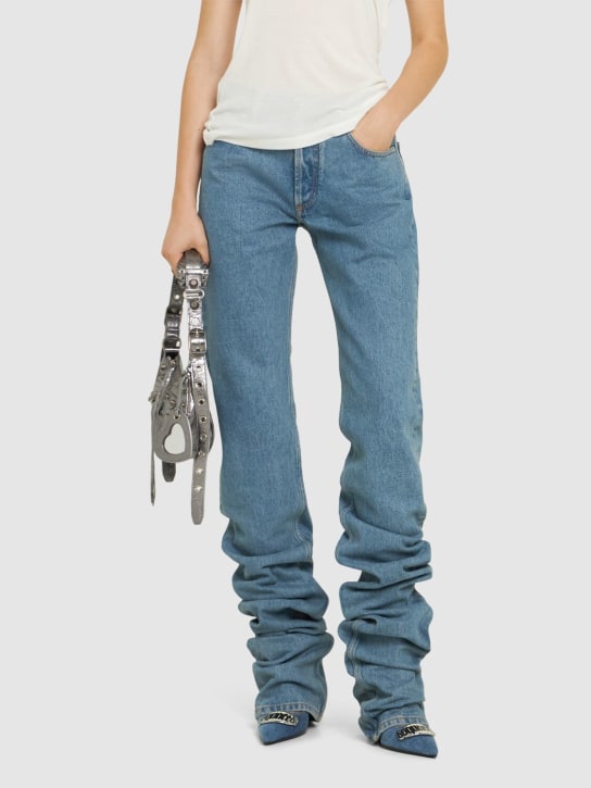 Dsquared2: 100mm Gothic denim pumps - women_1 | Luisa Via Roma