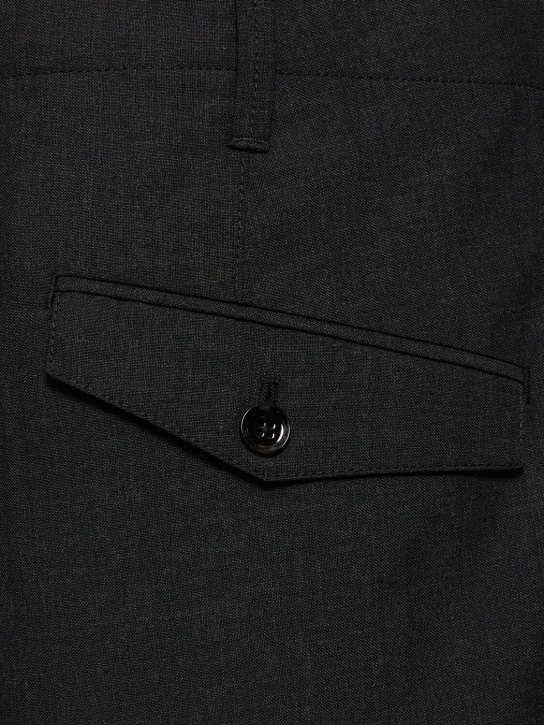 Lemaire: Pantalon à plis - Caviar - men_1 | Luisa Via Roma