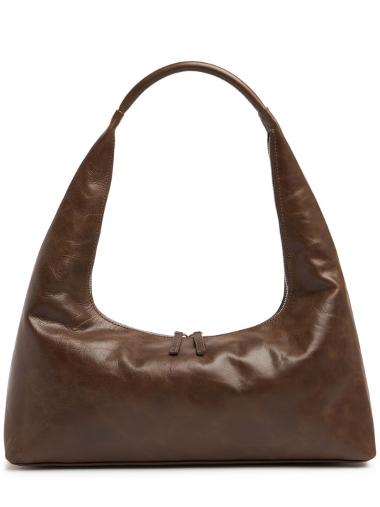MARGESHERWOOD: Large Hobo leather shoulder bag - women_0 | Luisa Via Roma