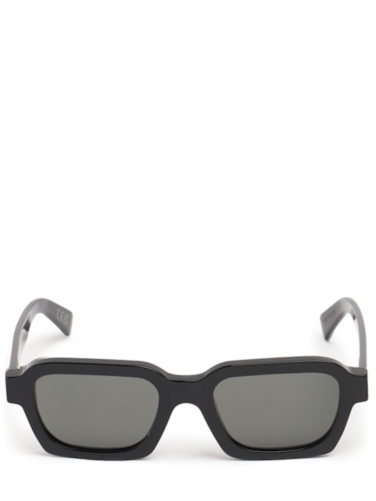 Retrosuperfuture: Caro black acetate sunglasses - men_0 | Luisa Via Roma