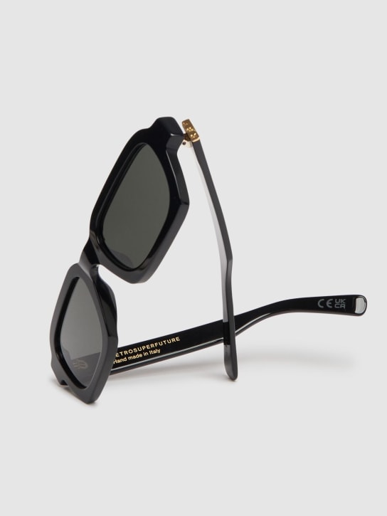 Retrosuperfuture: Caro black acetate sunglasses - men_1 | Luisa Via Roma