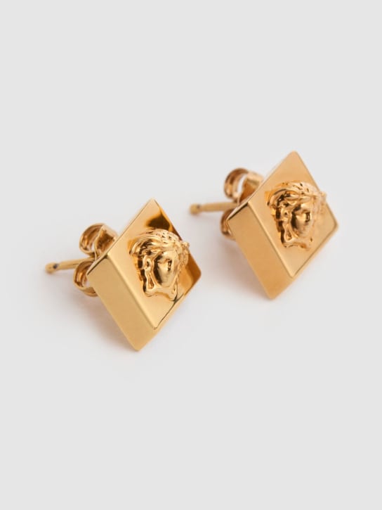 Versace: Mosaic stud earrings - women_1 | Luisa Via Roma