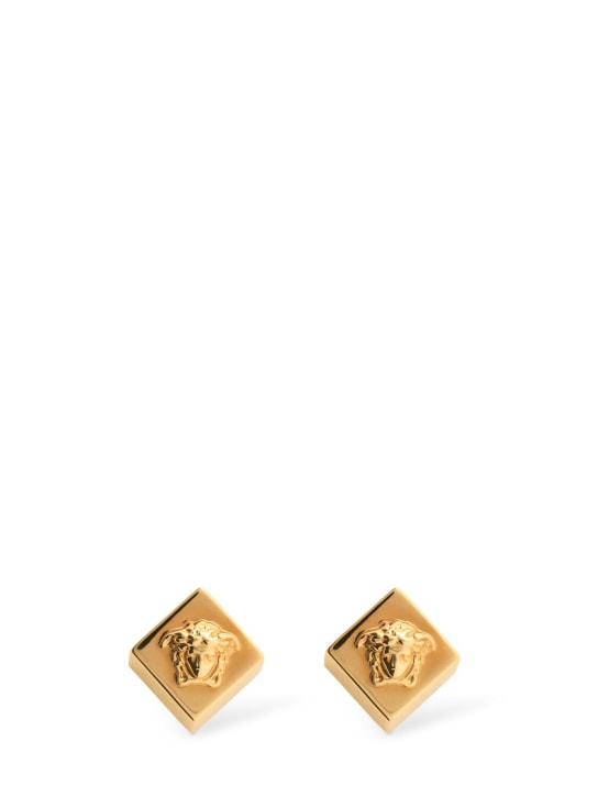 Versace: Mosaic stud earrings - women_0 | Luisa Via Roma