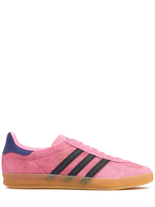 adidas Originals: Gazelle Indoor sneakers - Pink/Black - men_0 | Luisa Via Roma