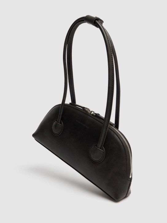 Marge Sherwood: Bessette leather shoulder bag - Washed Black - women_1 | Luisa Via Roma