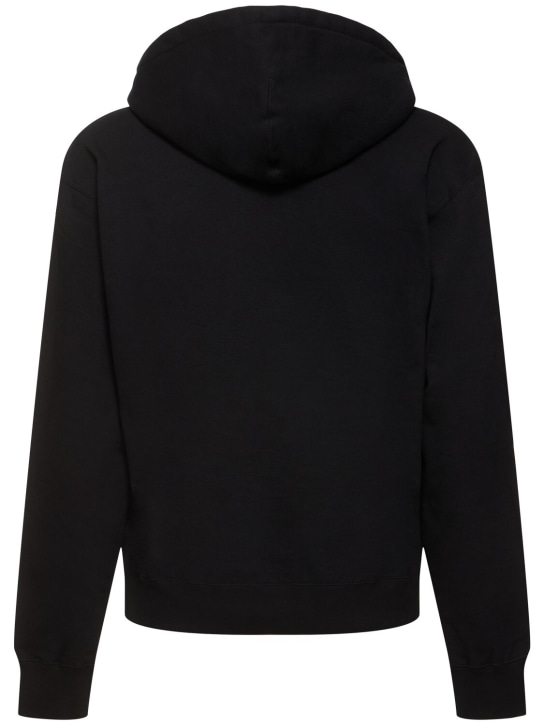 Jil Sander: Compact cotton sweatshirt hoodie - men_4 | Luisa Via Roma