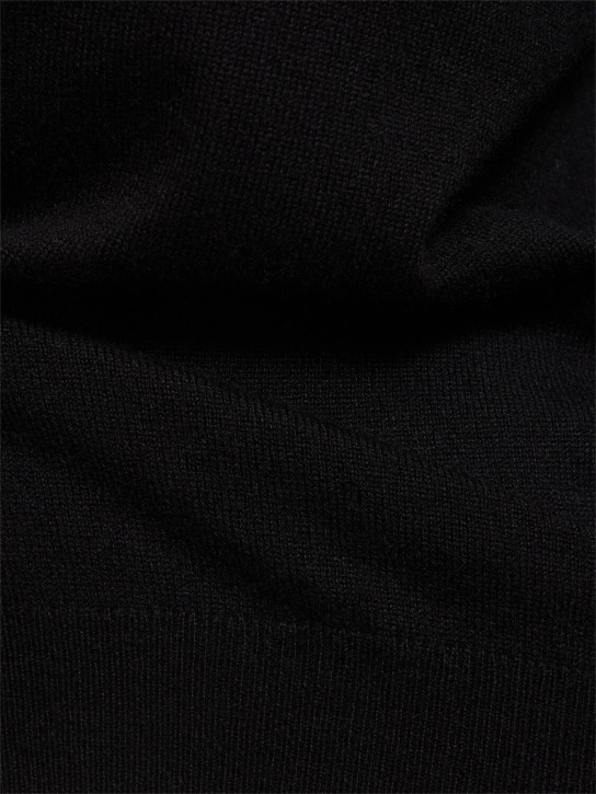 Brunello Cucinelli: Suéter de cashmere con cuello vuelto - Negro - women_1 | Luisa Via Roma