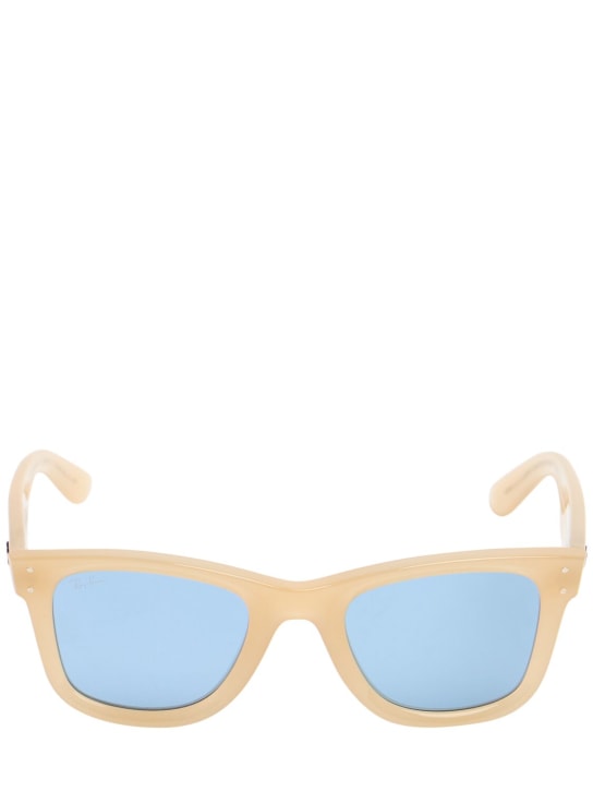 Ray-Ban: Wayfarer Reverse acetate sunglasses - Beige/Blue - women_0 | Luisa Via Roma