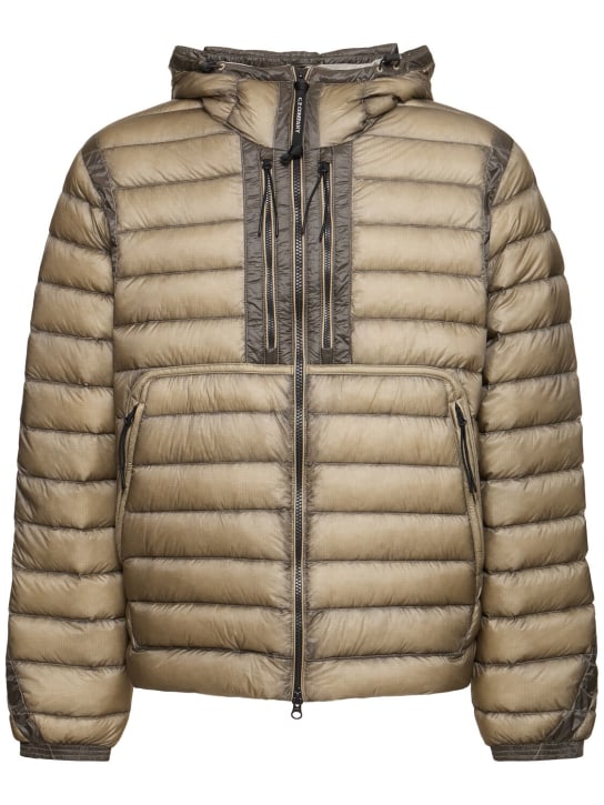 C.P. Company: D.D. Shell goggle down jacket - men_0 | Luisa Via Roma
