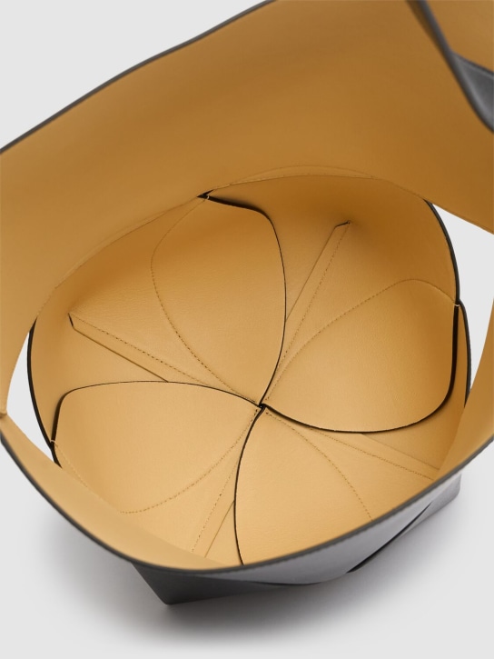 Jil Sander: Medium Ellipse leather bucket bag - women_6 | Luisa Via Roma