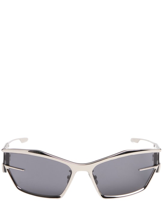 Givenchy: Glänzende Metall-Sonnenbrille „Giv Cut“ - men_0 | Luisa Via Roma