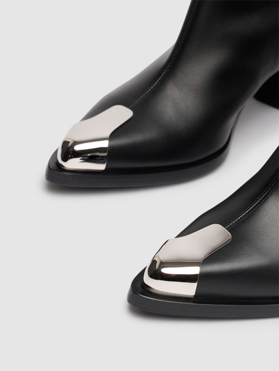 McQueen: Leather boots - Black - women_3 | Luisa Via Roma