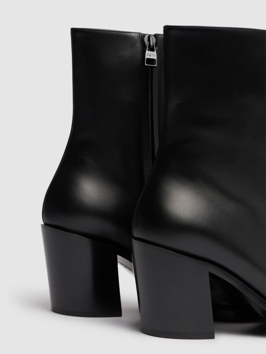 McQueen: Leather boots - Black - women_4 | Luisa Via Roma