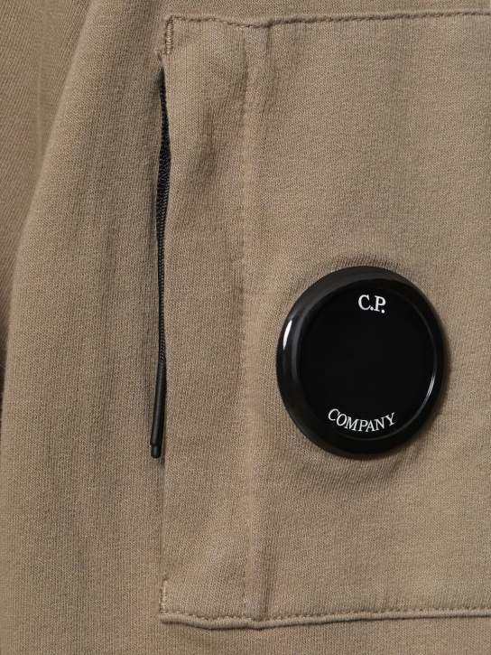 C.P. Company: Light fleece crewneck sweatshirt - men_3 | Luisa Via Roma