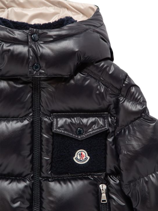 Moncler: Yule tech down jacket - kids-boys_1 | Luisa Via Roma