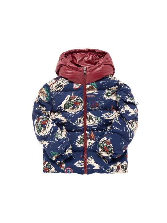 Moncler: Chaqueta de plumas de techno - kids-boys_0 | Luisa Via Roma