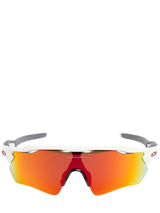 Oakley: Radar Ev Path Mask sunglasses - Red/Yellow - women_0 | Luisa Via Roma