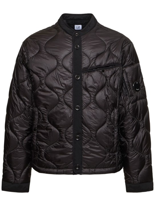 C.P. Company: Liner padded jacket - Black - men_0 | Luisa Via Roma