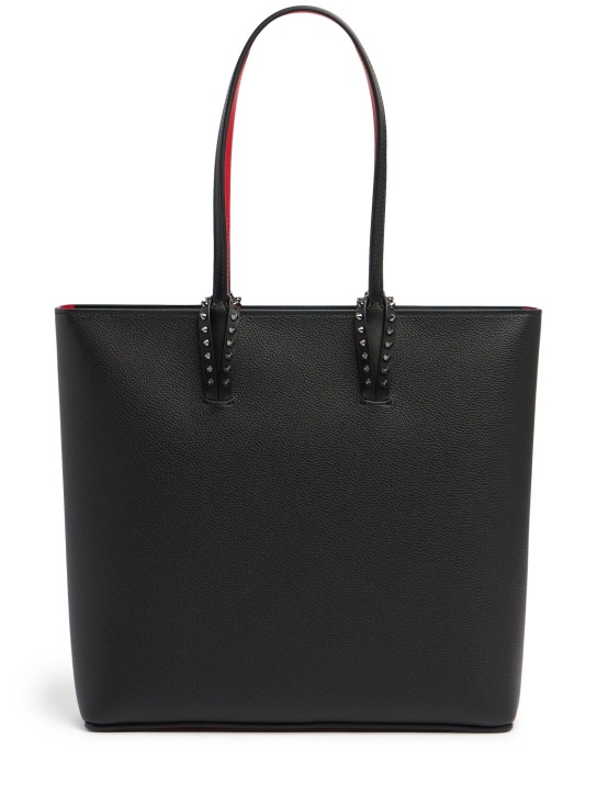 Christian Louboutin: Tote aus Leder mit Reißverschluss „N/S Cabata“ - Schwarz - women_0 | Luisa Via Roma