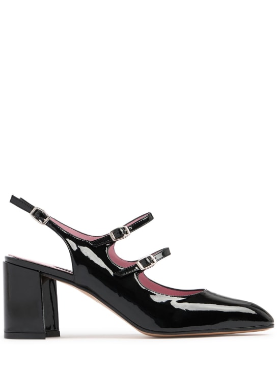 Carel: Zapatos destalonados de charol 60mm - Negro - women_0 | Luisa Via Roma