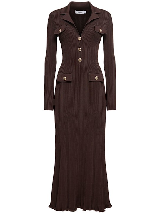 Self-portrait: Knit midi dress - women_0 | Luisa Via Roma