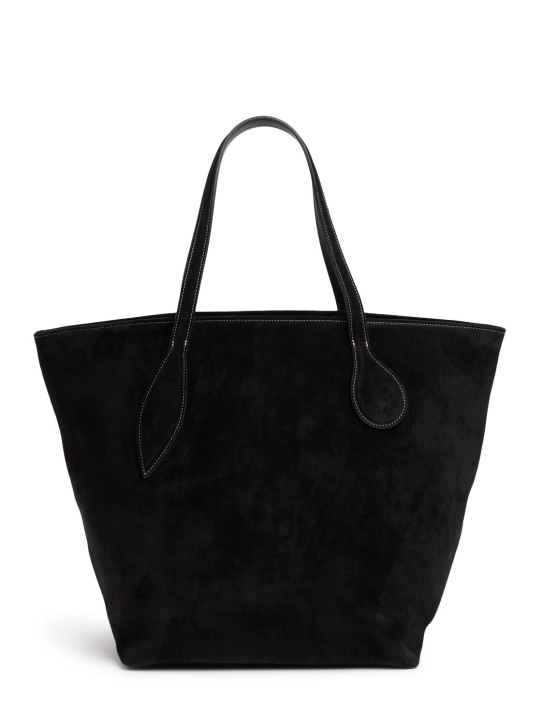 Liffner: Sprout suede tote bag - women_0 | Luisa Via Roma
