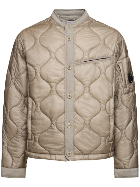 C.P. Company: Liner padded jacket - Vintage Khaki - men_0 | Luisa Via Roma