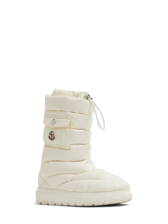 Moncler: Petit Gaia pocket nylon down boots - kids-girls_1 | Luisa Via Roma