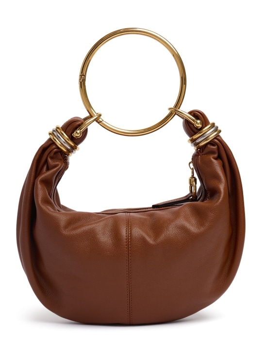 Chloé: Bracelet shiny grained leather bag - women_0 | Luisa Via Roma