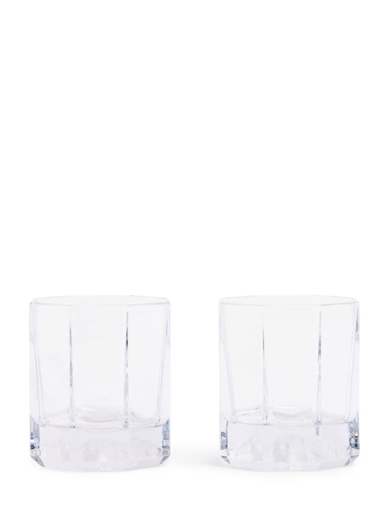 Versace: Set of 2 Medusa Lumière whisky glasses - ecraft_0 | Luisa Via Roma
