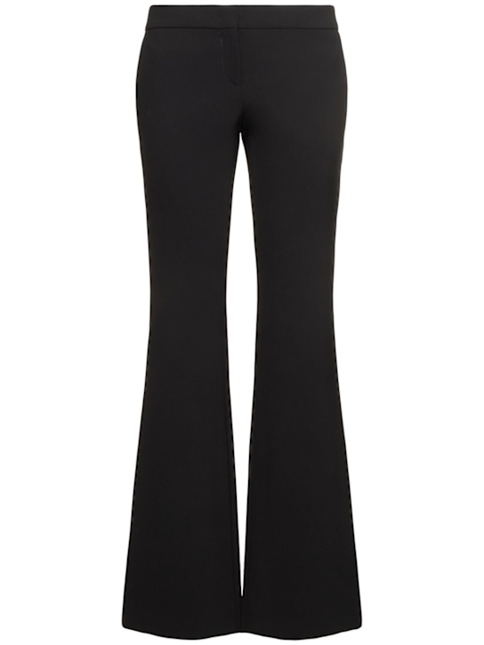 Stretch crepe flared pants - Thumbnail 1