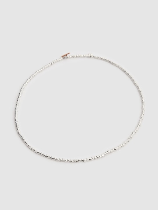 DoDo: Mini Granelli chain necklace - Silver - women_1 | Luisa Via Roma