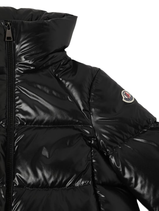 Moncler: Breteuil nylon down jacket - kids-girls_1 | Luisa Via Roma