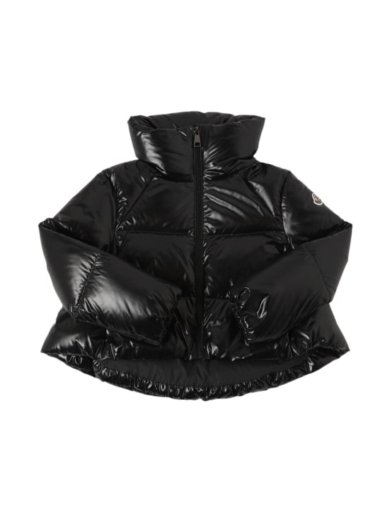 Moncler: Breteuil nylon down jacket - kids-girls_0 | Luisa Via Roma