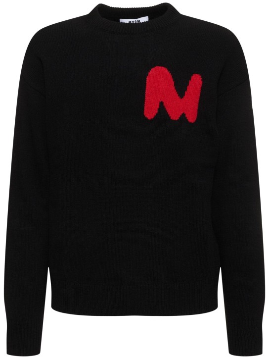 MSGM: Strickpullover mit Intarsien „50 The Mwave“ - men_0 | Luisa Via Roma