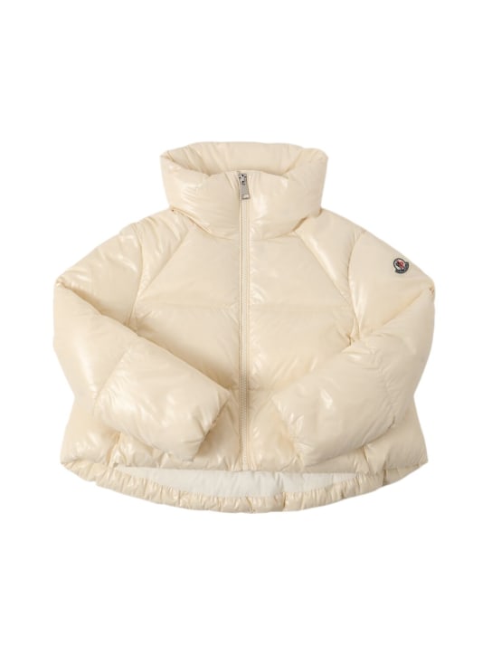 Moncler: Breteuil nylon down jacket - kids-girls_0 | Luisa Via Roma